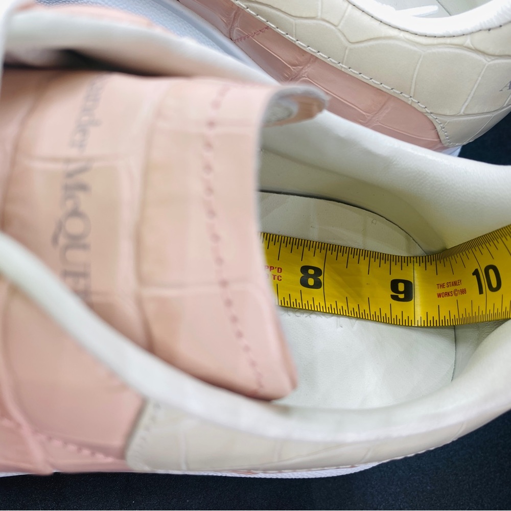Alexander McQueen Women’s Oversized Leather Sneakers Size 6 NWB AUTHENTIC - Picture 6 of 8
